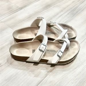 Birkenstock Maharishi White Sandals